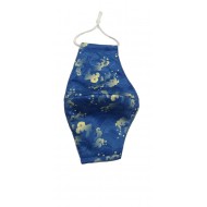 Face Mask blue printed design